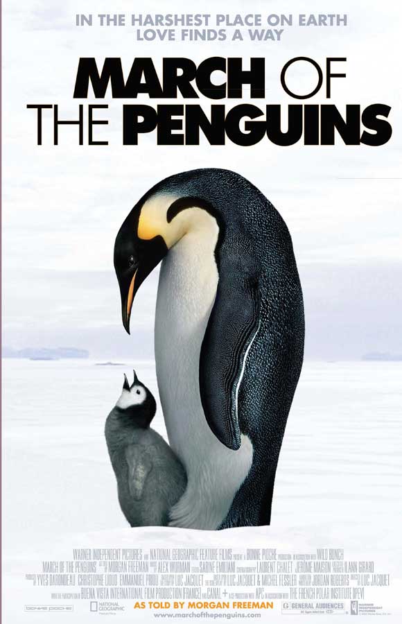 The movie The march of the penguins, 2005